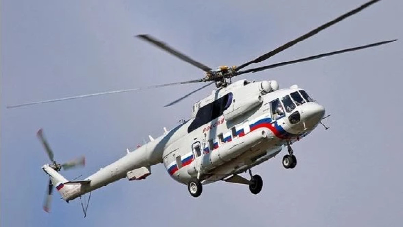 პუტინის  კუთვნილი ვერტმფრენი Mi-8 დაშვებისას მიწაზე დაეცა! - არიან დაშავებულებიც